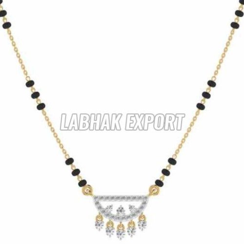 Classic Diamond Gold Mangalsutra