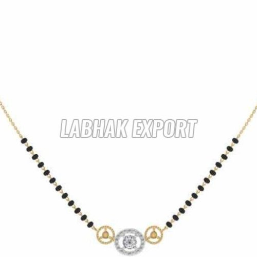 Designer Diamond Gold Chain Mangalsutra