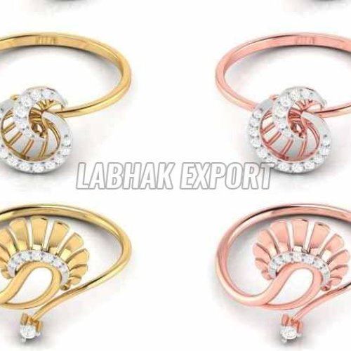 Fancy Women Diamond Gold Ring