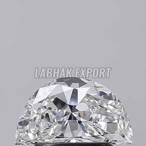 Half Moon Cut Lab Grown Diamond