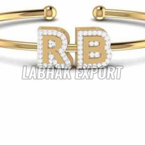 Modern Minimal Gold Kada Bracelet