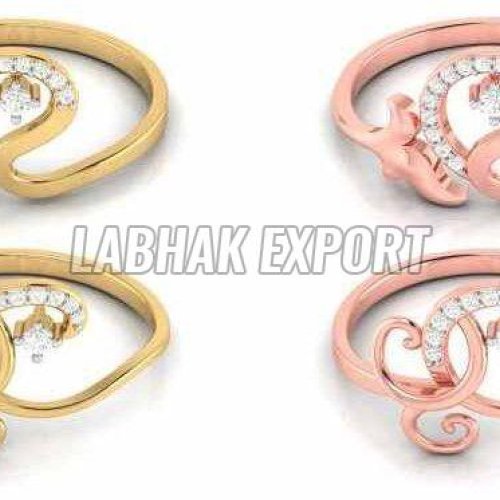 Party Wear Diamond Gold Ring