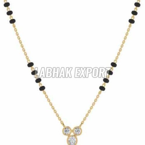 Solitaire Diamond Mangalsutra