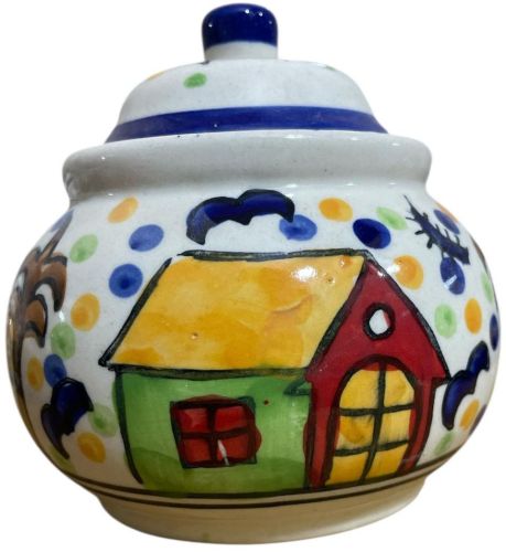 Glazed Handmade Ceramic Jar