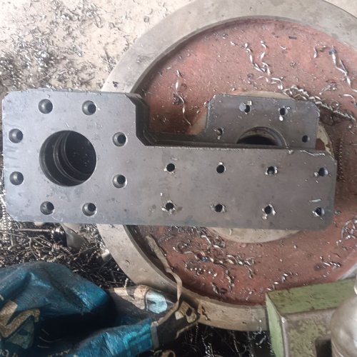 Round Mild Steel Mounting Plate