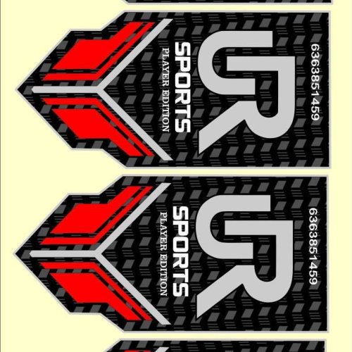 Designer Cricket Bat Sticker