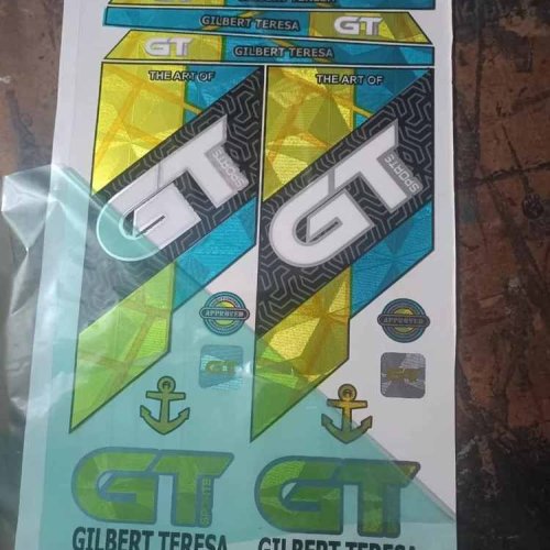 Glossy Cricket Bat Sticker
