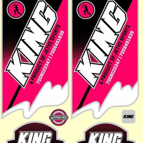 Premium Cricket Bat Sticker