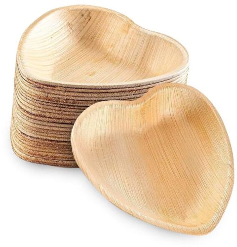 6.5 Inch Heart Bowl Areca Leaf Bowl