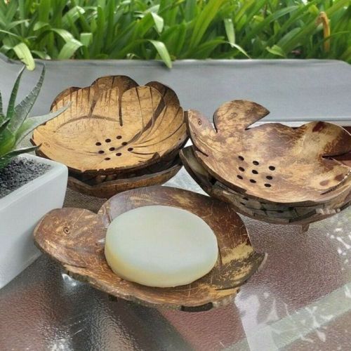Coconut Shell Soap Holder