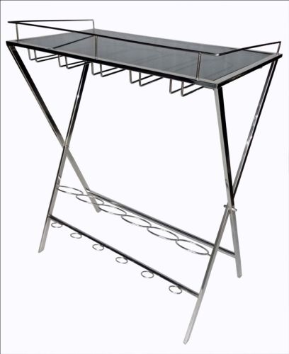 Stainless Steel Bar Serving Folding Table