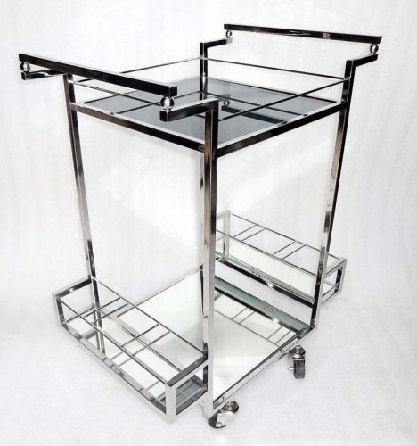 Stainless Steel Modern Bar Cart