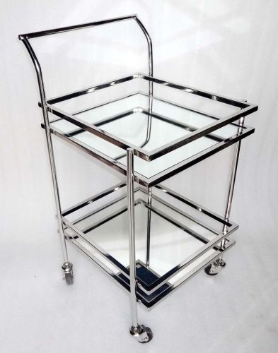 Stainless Steel Rectangular Bar Cart