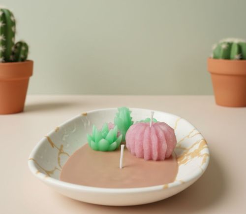 Cactus Mirage Decorative Candle