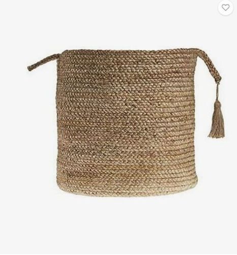 Round Jute Braided Basket