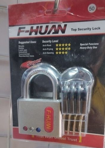50MM Heavy Duty Steel Security Padlock