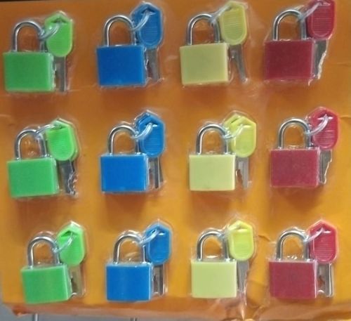 Mini Color Padlock Key Lock Small Security Lock