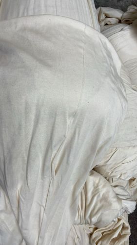 Grey Needle Drop Single Jersey Knitted Fabric
