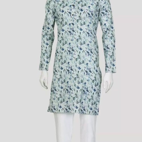 Custom Print Full Sleeve Kurta Pajama