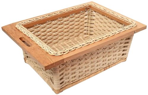 Rectangular Wicker Storage Basket