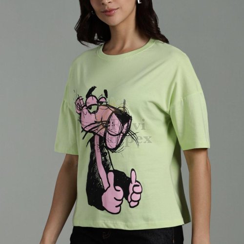 Ladies Soft Cotton Round Neck T-Shirt