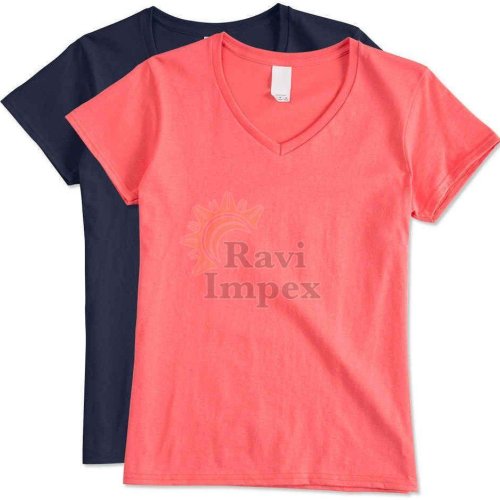 Plain Cotton Ladies T-Shirt
