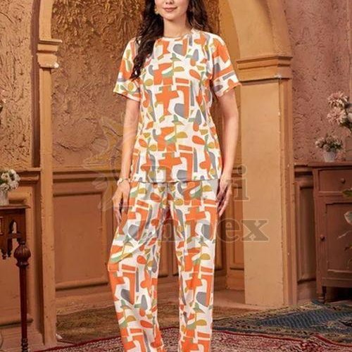 Printed Cotton Women Night Dress