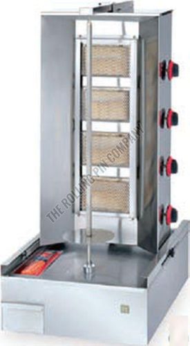 4 Burner Gas Shawarma Machine