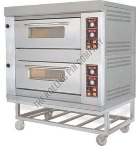 Double Deck Stainless Steel Gas Pizza Oven