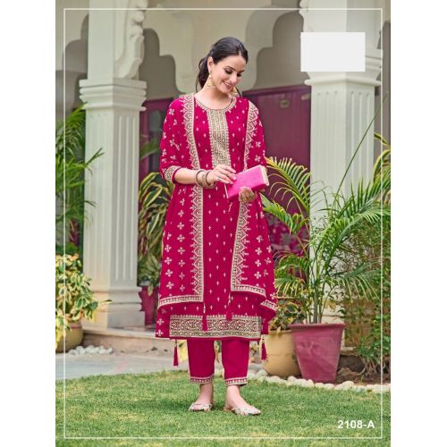 Unstitched Heavy Blooming Georgette With Embroidery Sequence Work Pakistani Suit