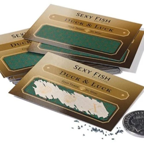 Scratch Coupons Printing Service