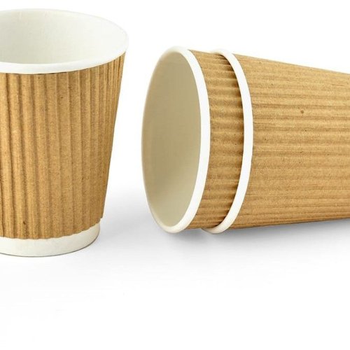 150 Ml Disposable Ripple Paper Glass
