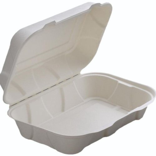 9 Inch Bagasse Clamshell