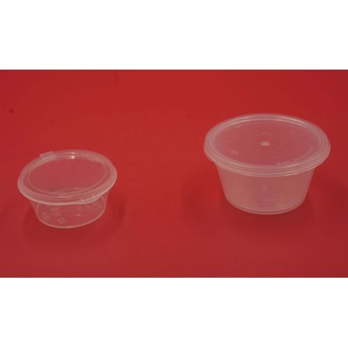 Round Transparent Plastic Food Container