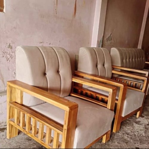 Luxury Flaxy 7 Seater Sagwan Sofa Set