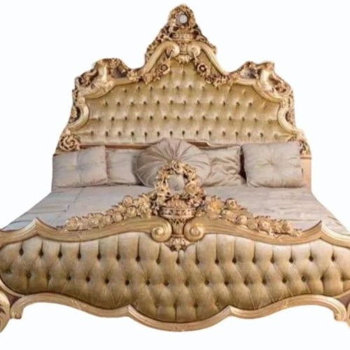 Royal Maharaja Sagwan Designer Bed