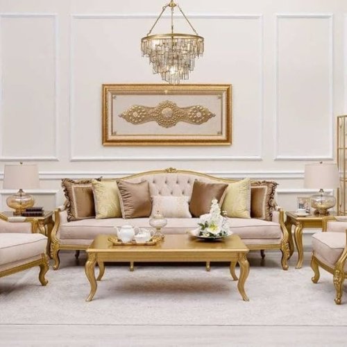 Royal Majesty Sagwan Wood Luxury Sofa Set