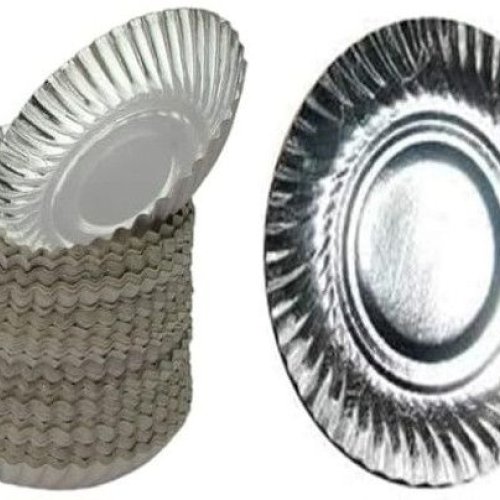 8 Inch Silver Foil Paper Plate