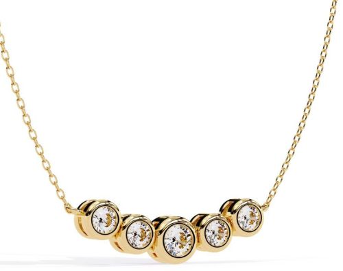 14K Solid Gold 0.30 Carat Oval Cut Diamond Pendent