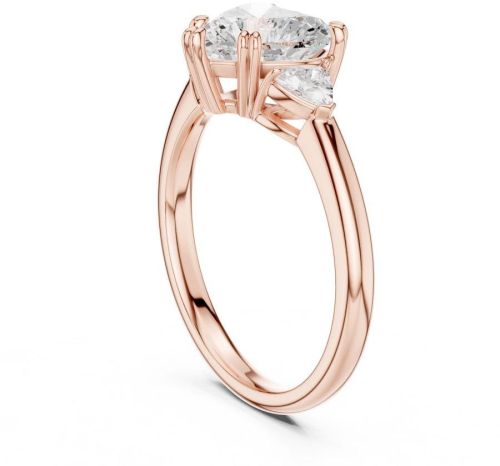 14K Solid Gold 2.00 Carat Heart Cut Lab Grown Diamond Ring