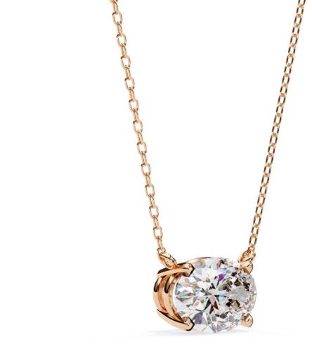 14K Solid Gold 2.00 Carat Oval Cut Diamond Pendent
