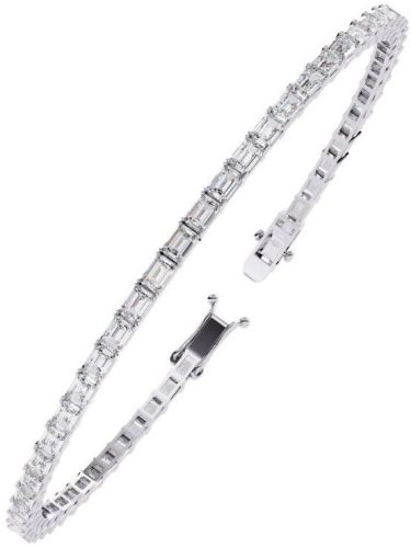 14K Solid Gold 3.98 Carat Lab Grown Diamond Bracelet