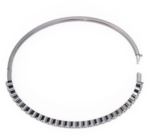 14K Solid Gold Pearl Cut Lab Grown Diamond Bracelet