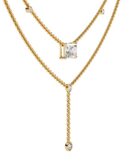 14K Solid Gold Radiant Cut Lab Grown Diamond Necklace