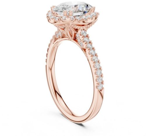2.00 Carat Oval Cut Lab Grown Diamond Ring