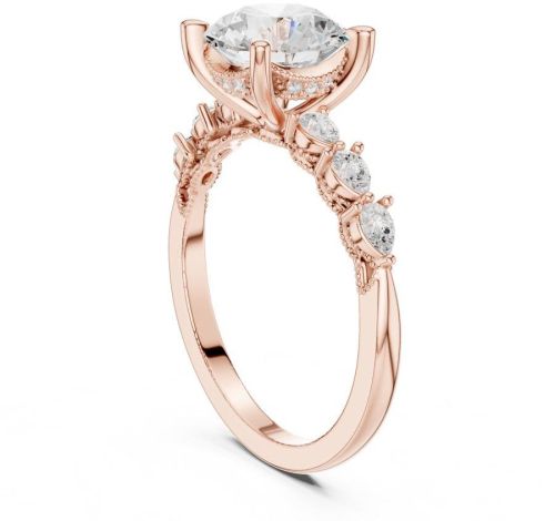 2.00 Carat Pear Cut Lab Grown Diamond Ring