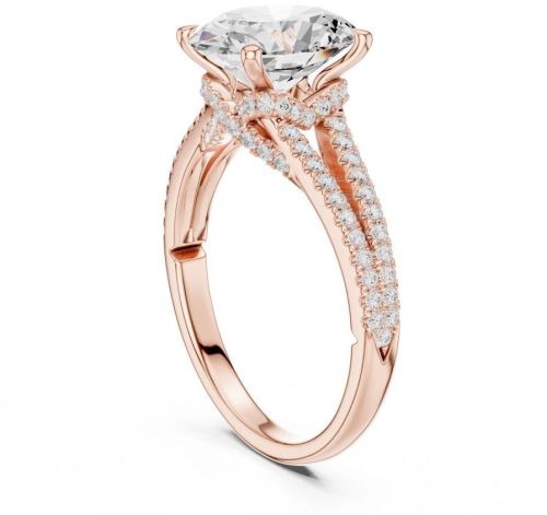2.50 Carat Ovel Cut Lab Grown Diamond Ring