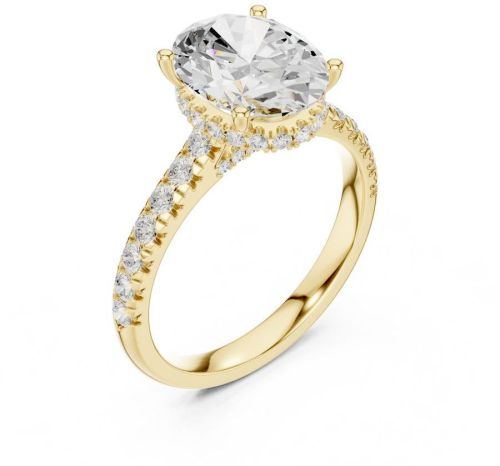 2.50 Carat Pear Cut Diamond Ring