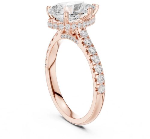 2.50 Carat Pear Cut Lab Grown Diamond Ring
