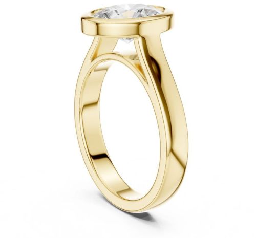 IGI Certified 2.0 CT Oval Cut Lab Grown Diamond Ring